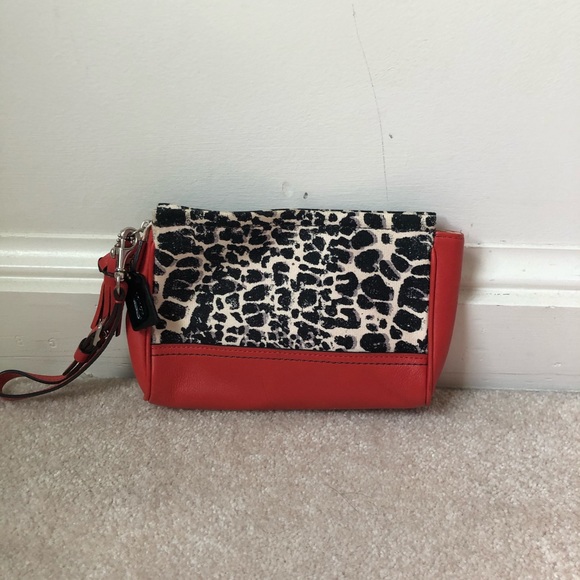 Coach Cheetah Wristlet - Picture 2 of 4